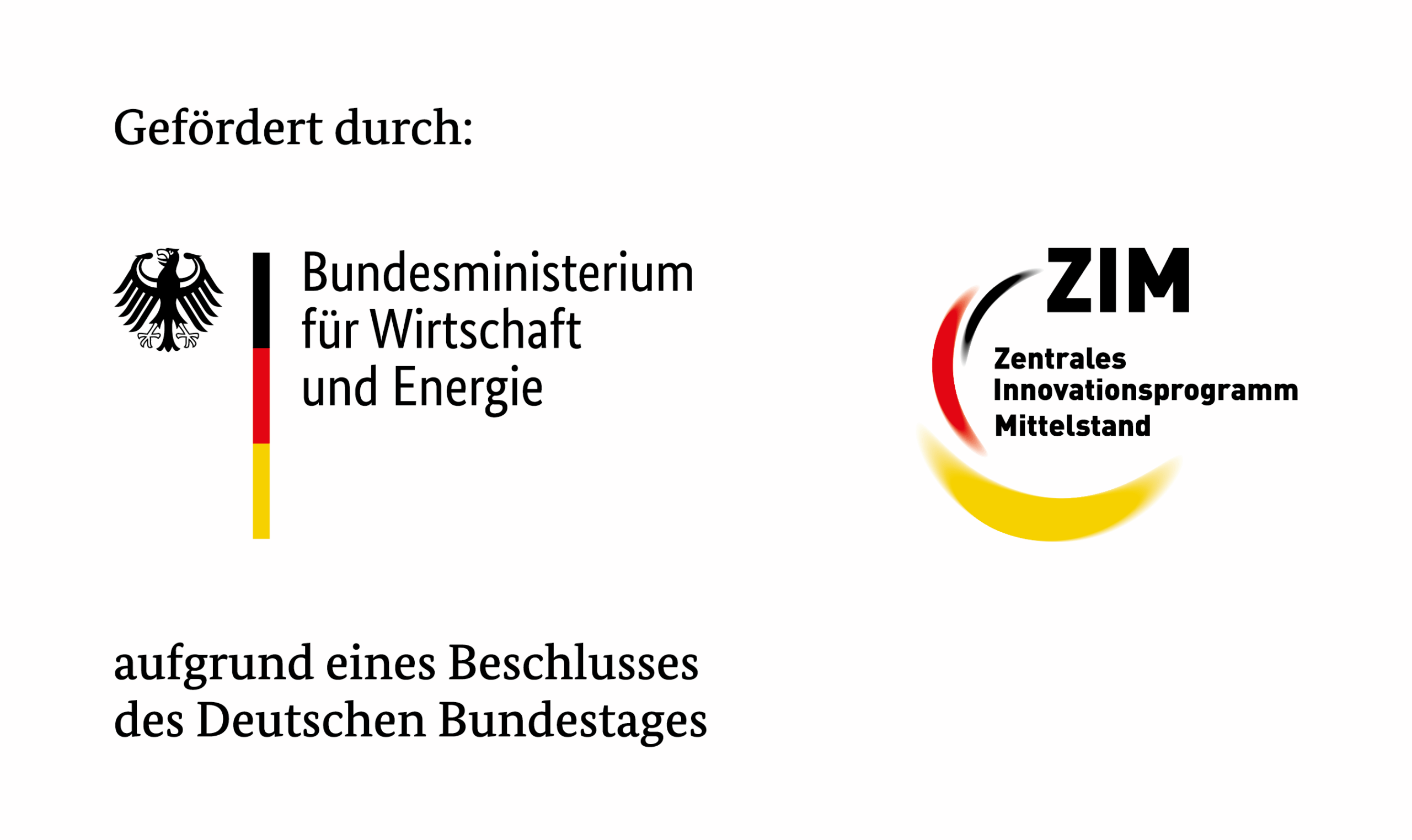 Logo des BMWE und ZIM